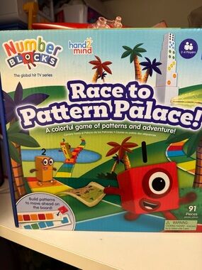 NumberBlocks Race to Pattern Palace Kids Pattern Matching Game